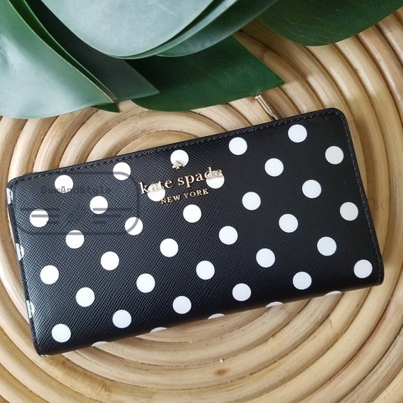Kate Spade NWT Minnie Mouse Medium Refined Leather Backpack Bifold Wallet main image 12